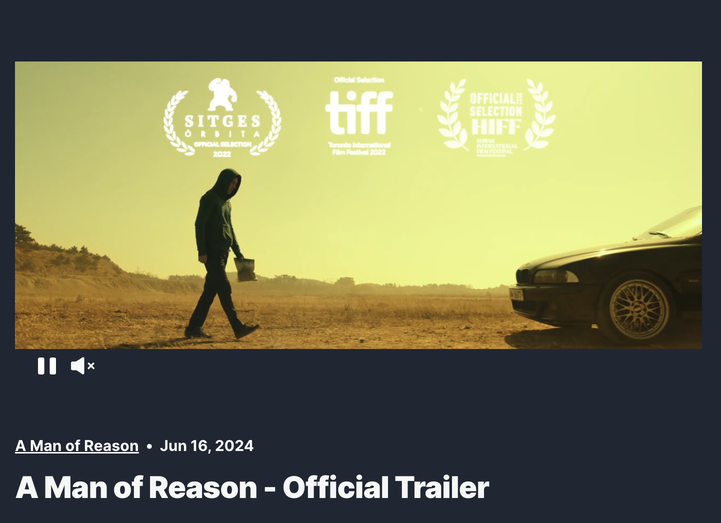 A Man of Reason - Official Trailer